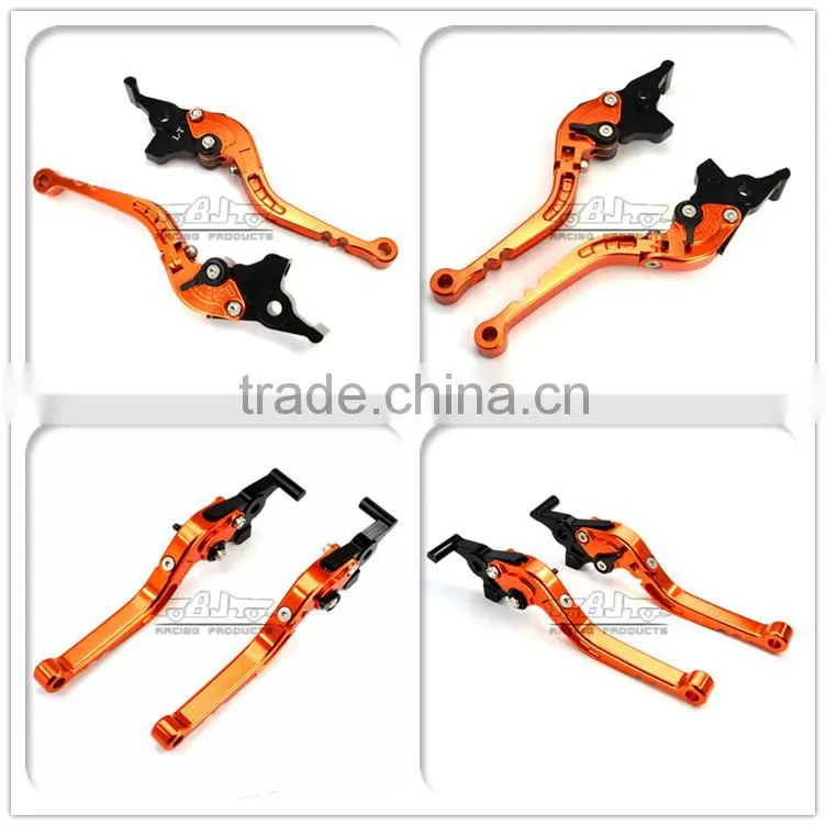BJ-LS-009 Customized CNC Adjustable Folding Aluminum Materials Motorcycle Brake and Clutch Lever for Kawasaki Z800/E version