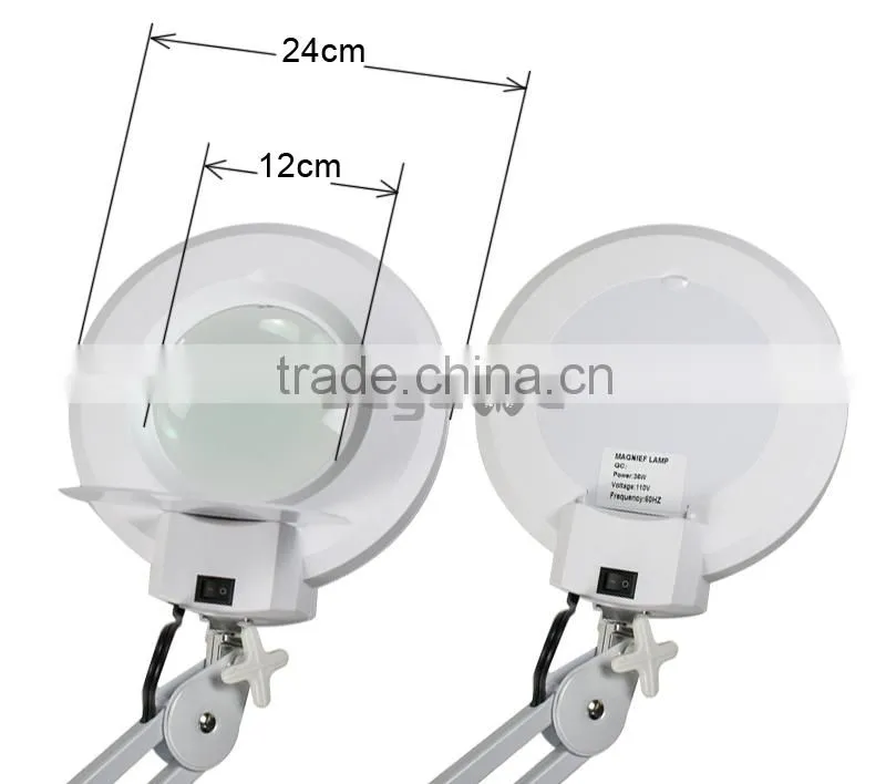 5X Magnifying Lamp Rolling Floor Stand salon facial steamer