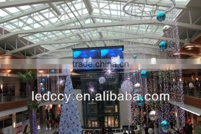Shenzhen factory P16 create full color China alibaba outdoor LED curtain display screen led full color curtain grid led screen