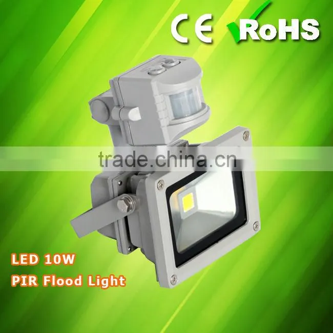 Outdoor IP65 IR/RF RGB PIR Motion Sensor Security LED Floodlight 10W