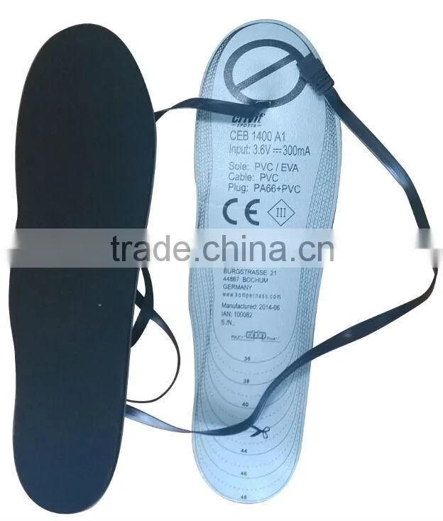 Dr.Warm remote control rechargeable heated insole electric heated insole battery heated insole