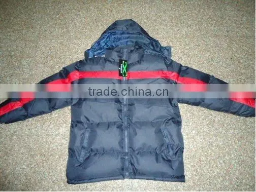 2013 News mens padding winter jackets with pvc coating