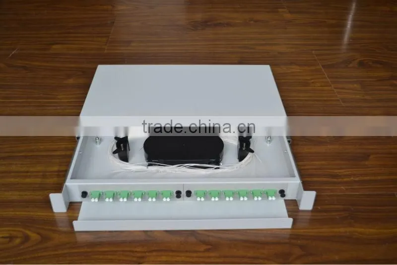 24 SC cores Slidable Rack-mount Fiber Optic Distribution Frame(ODF)