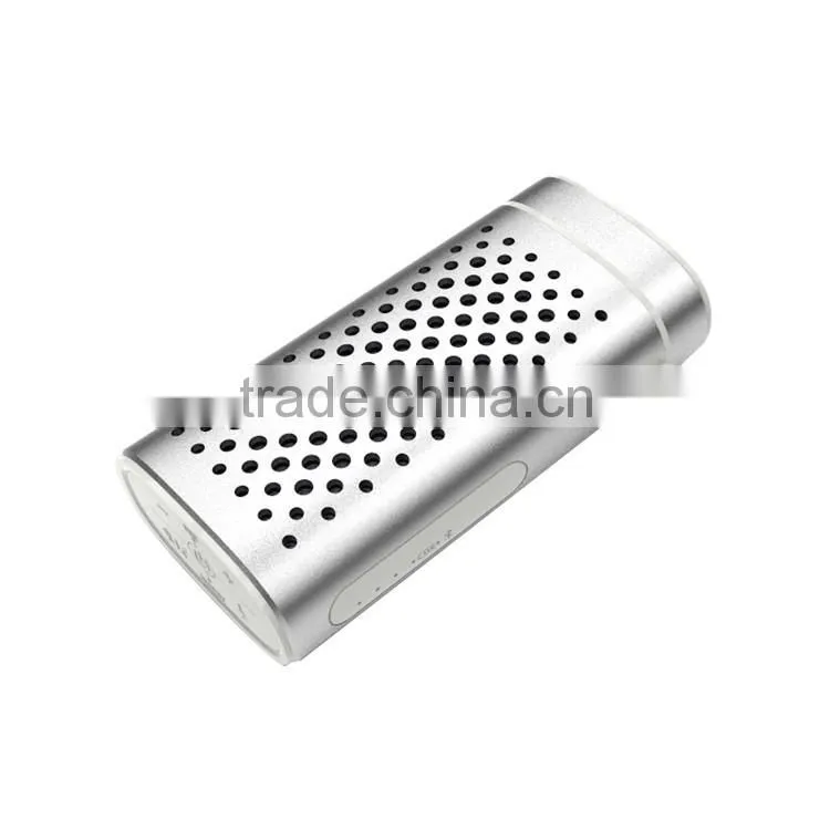 Portable bluetooth speaker with power bank for smartphone