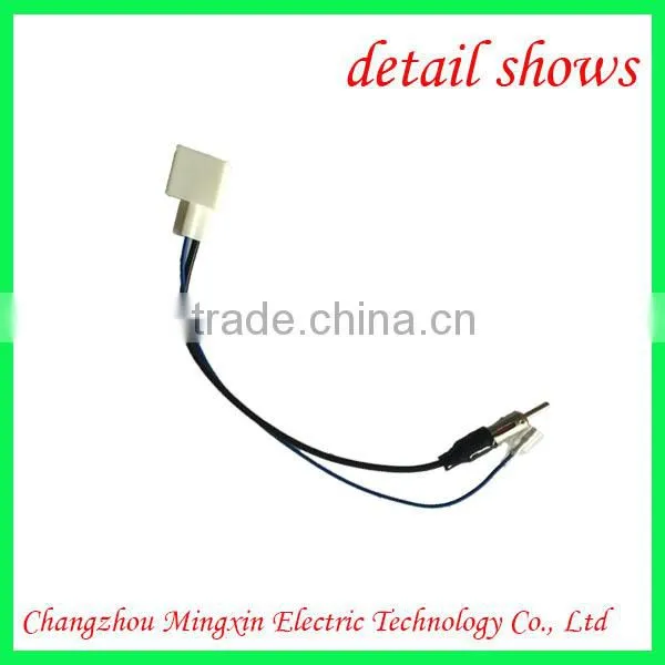 New Electric Auto Accessory Port Two Cables car radio/tv antenna adapter cable connector