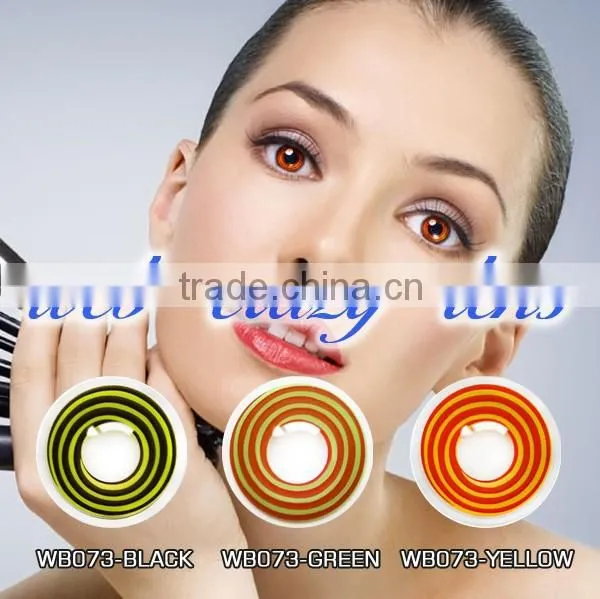 Halloween party use contacts yearly soft crazy eyes contact lenses from china contact lenses supplier