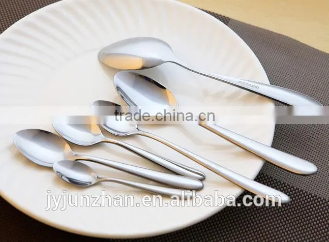 Junzhan Stainless Steel Spoon from small to large size with low price and high quality