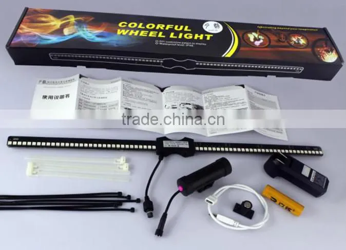 Cheap Price 128LED Programmable DIY Picture Bike Wheel Light