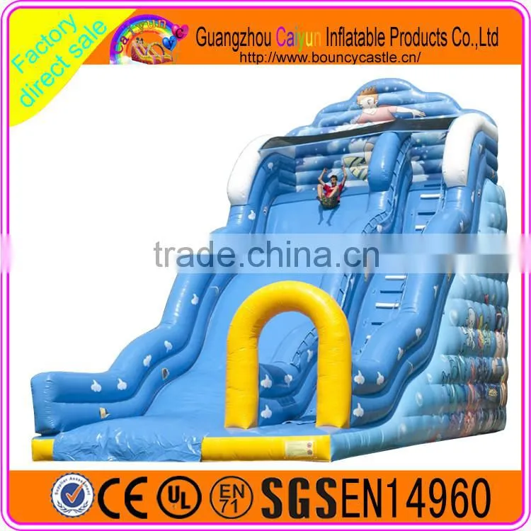 Professional Double Stitching Giant Inflatable Ocean world Slide For Sale