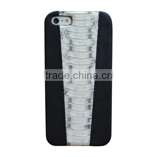 Real leather cover decorative case for ip5s