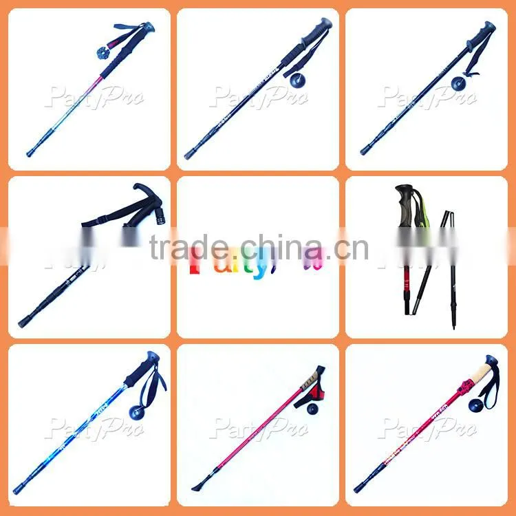 2015 new design Fashion high quality adjusting Telescopic carbon fiber for tubes Walking Stick