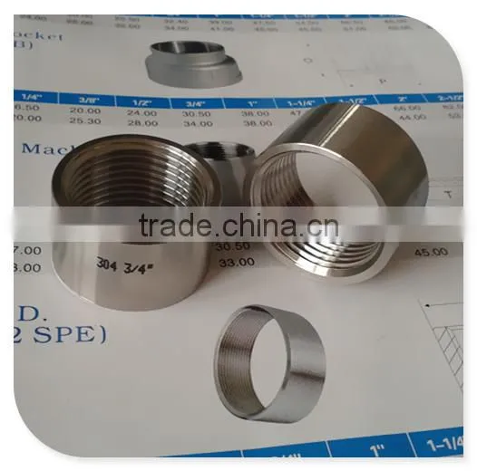 304 Stainless Steel 1" Half Socket O.D.M EN10241 Standard