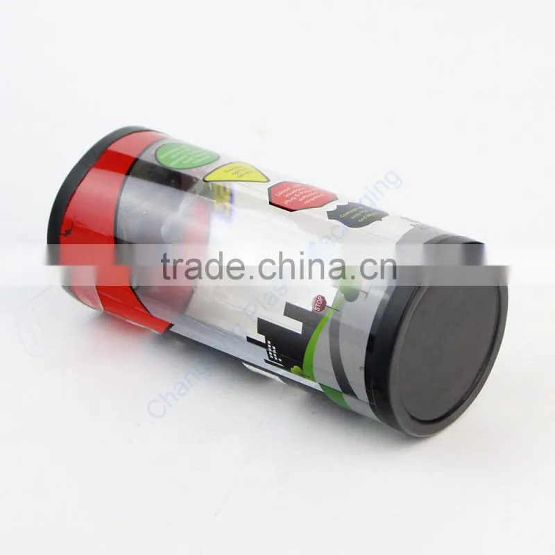 Customized Wholesale Round Plastic Packaging Box for Toys