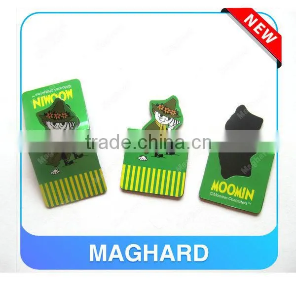 2015 hot sell Promotional gift items custom foldable Magnetic Pagemarkers/bookmark