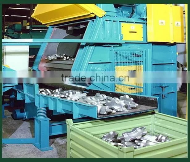 Small tumble belt shot blasting machine