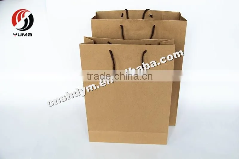 high quality recyclable custom printed kraft paper bag