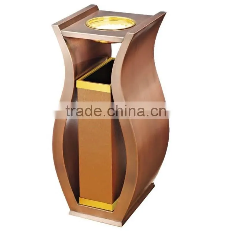 unique shaped hotel lobby dustbin indoor cleaning tools trash bin