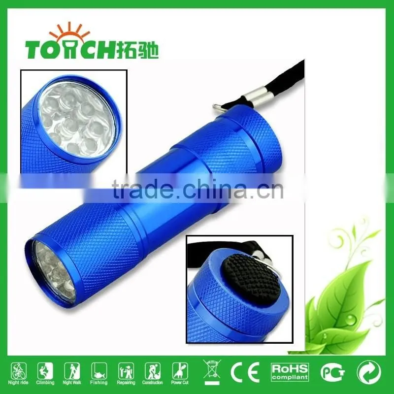 Promotion gift 9 LED linternas mini linternas LED