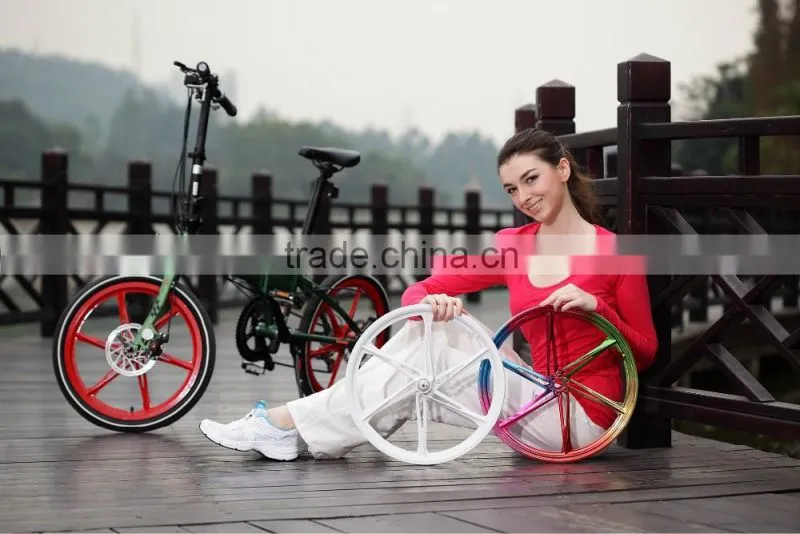 20 inch aluminum alloy folding mountain bike