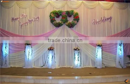 2014 Best Selling Normal Organza Fabric For Wedding Decoration
