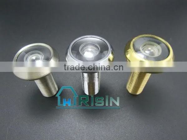 Brass door peephole camera