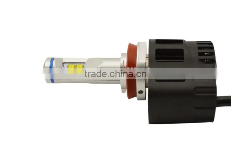 New High Power LED headlight Lamp H9 H8 H11 H16 55W 5200LM 6000K replace hid