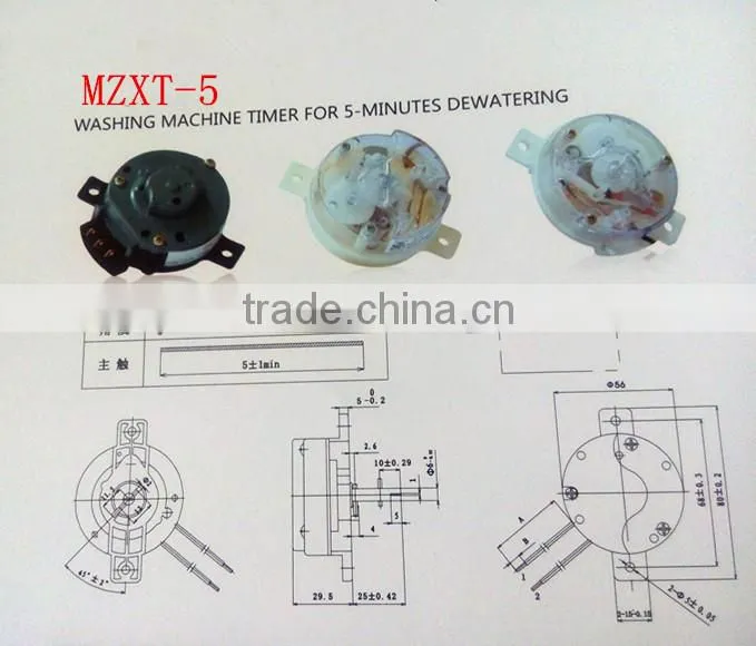Washing Machine Timer For 5min Dewaterring