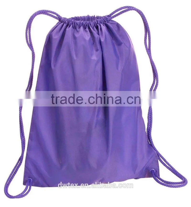Liberty Bags Large Nylon Drawstring Backpack Shopping Gym Bag Portable