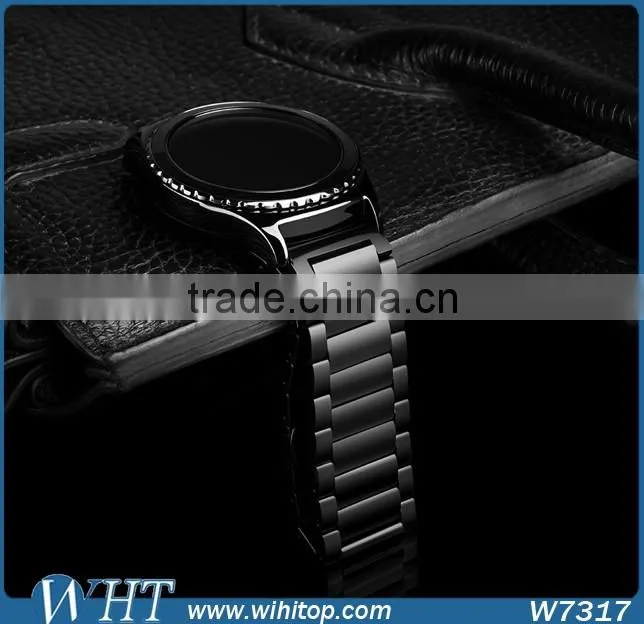 For Samsung Gear S2 Classic Smart Watch Strap, Stainless Steel Watch Strap for Samsung Gear S2