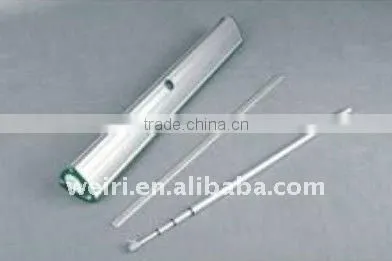 Eye Shaped, Wide Screen, Rolling Banner Stand