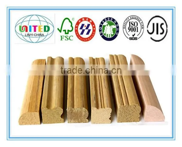 manafactory supply pine wood moulding/chinese wood moulding/teak wood moulding