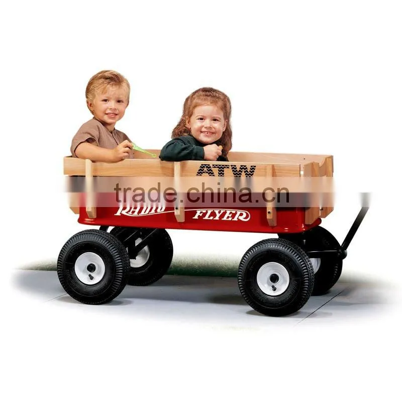 cheap four wheeler outdoor pulling along toy cart TC1831