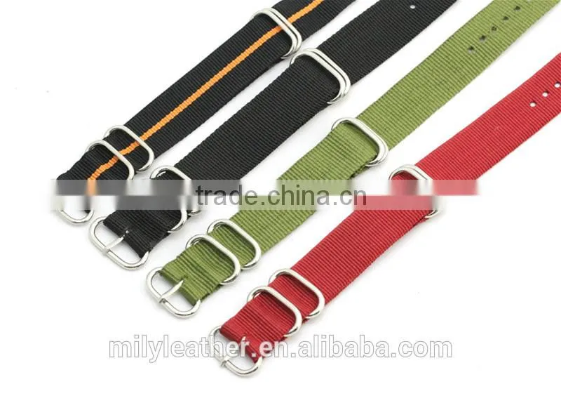 Fashion style colorful fabric Nylon watch strap