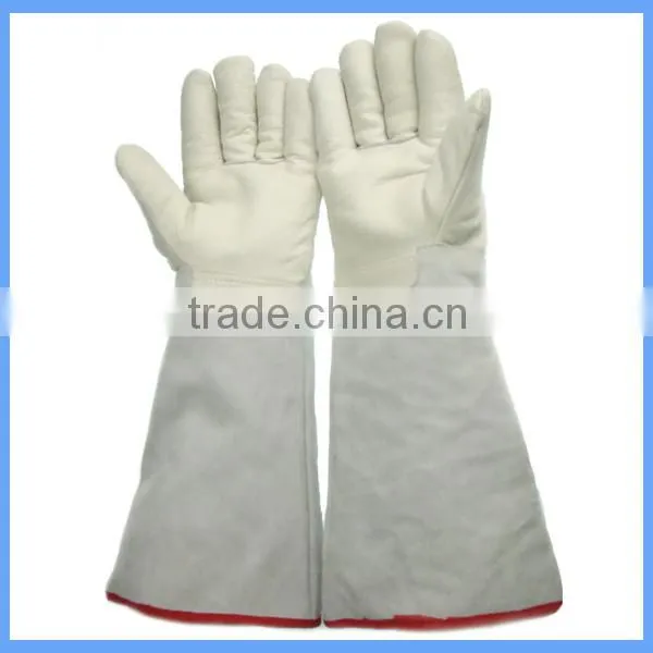 Top Quality LN2 Cowhide Grain Leather Industrial Leather Hand Gloves