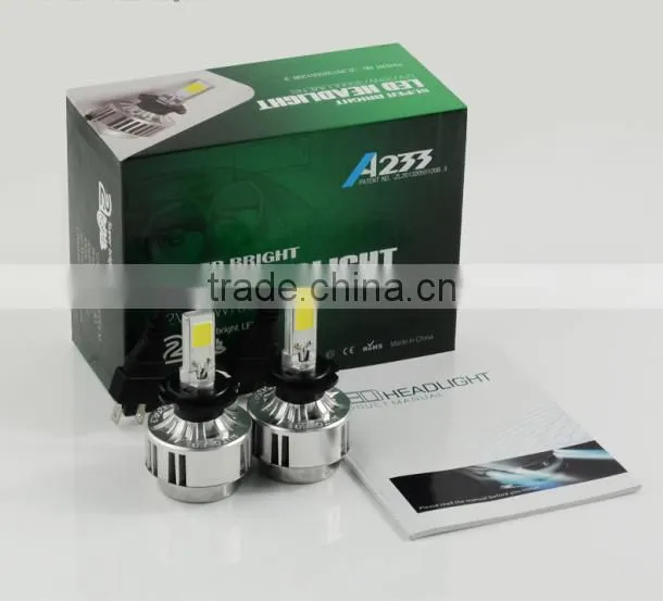hot sale factory price all in one car led headlight 33W 3000LM hid car lights lamp