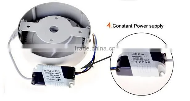 flat led ceiling panel light,round and square