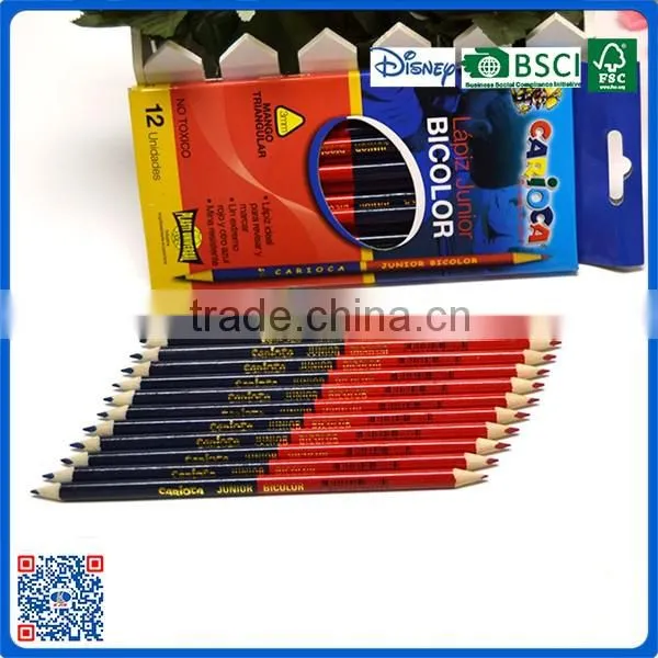 2016 Natural Wood Color Pencil in color box for school drawing
