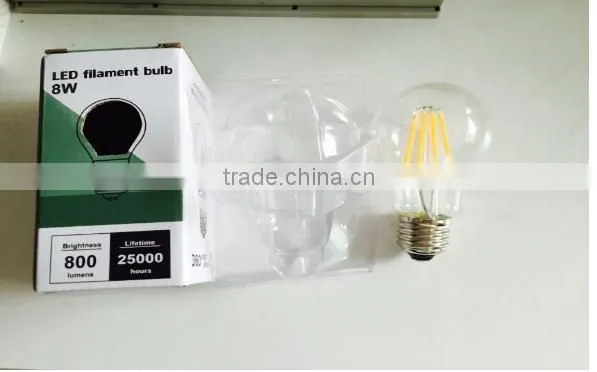 2015 high lumen residential lighting 4w led filament bulb