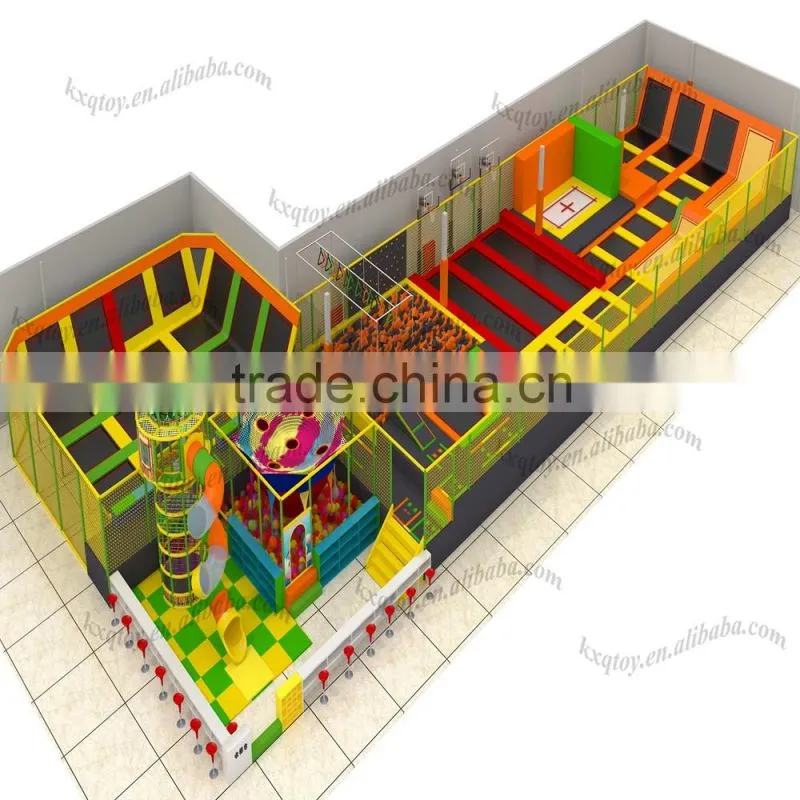 Complex and variety functional large size indoor Trampoline Park