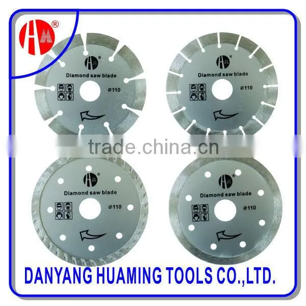 high quality Diamond Saw Blades for cutting stone,rock, ceramic tiles ,porcelain
