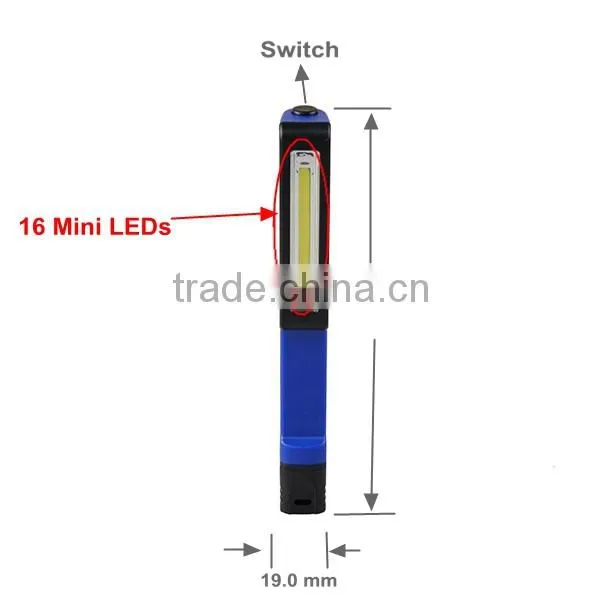 New LED work light pen shape pocket flashlight with magnet
