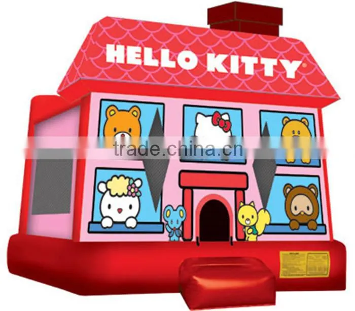 Hello Kitty kids inflatable bounce house for sale