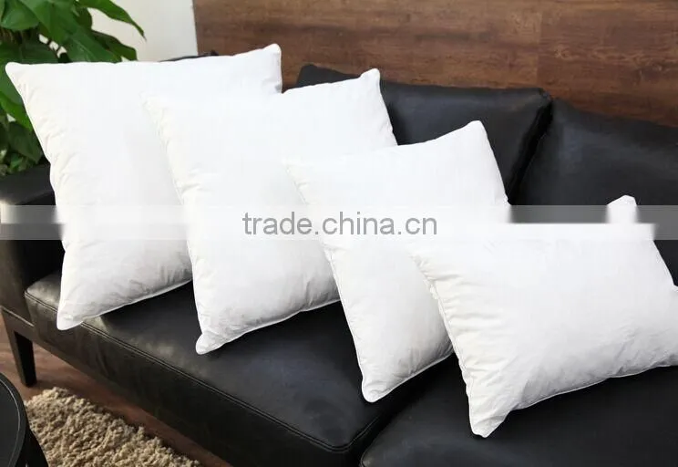 whole sale 5%-95% goose/duck down hotel & home used cushion pillow