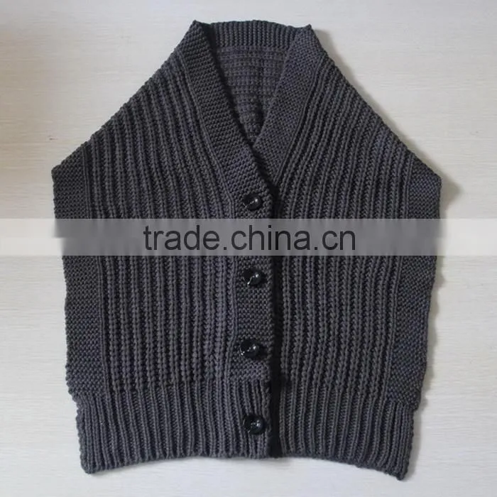 CHARACTER KNITTED STRIP WARM SCARF