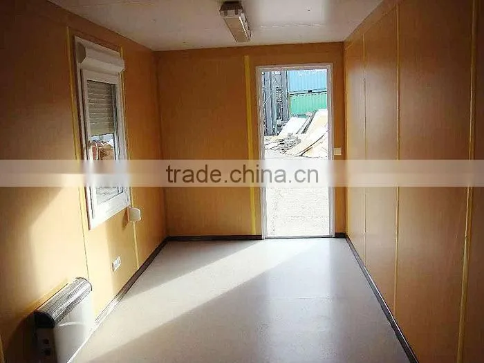 transformed environmental movable container house for living with two roofs