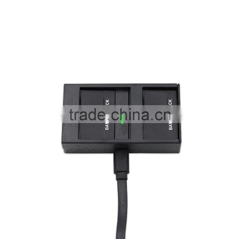 Dual Battery Charger with 2 pieces lithium batteries set for Xiaoyi Sport Camera