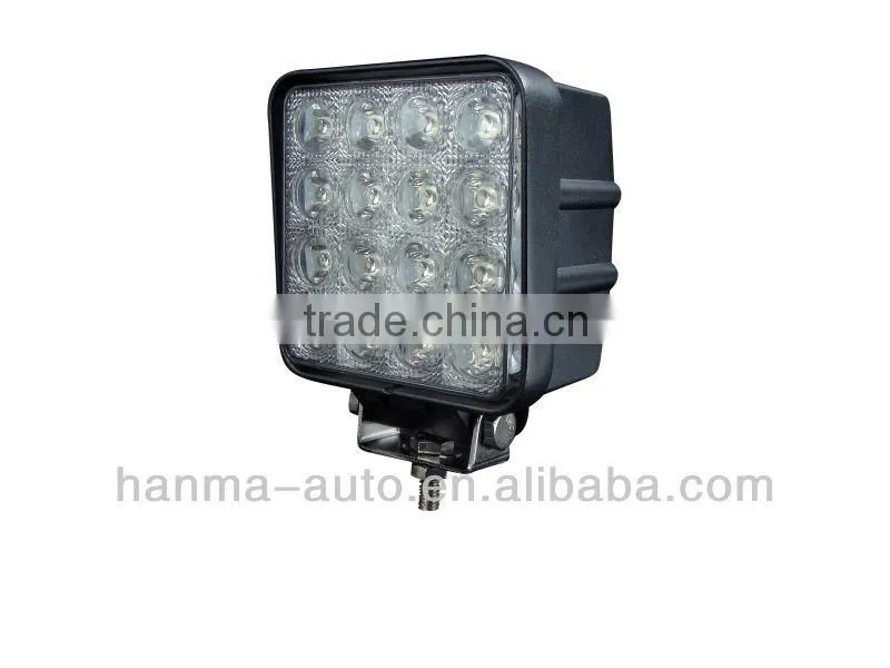 High intensity 48W 10-30V auto led work light