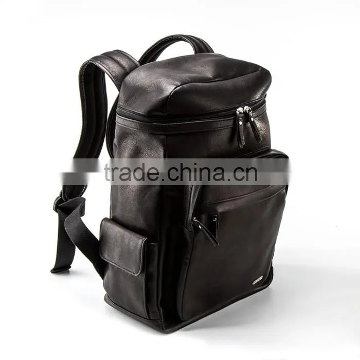 8 Years Manufacturer Real Leather Nice Design Simple Style Superior Quality Custom Leather Backpack