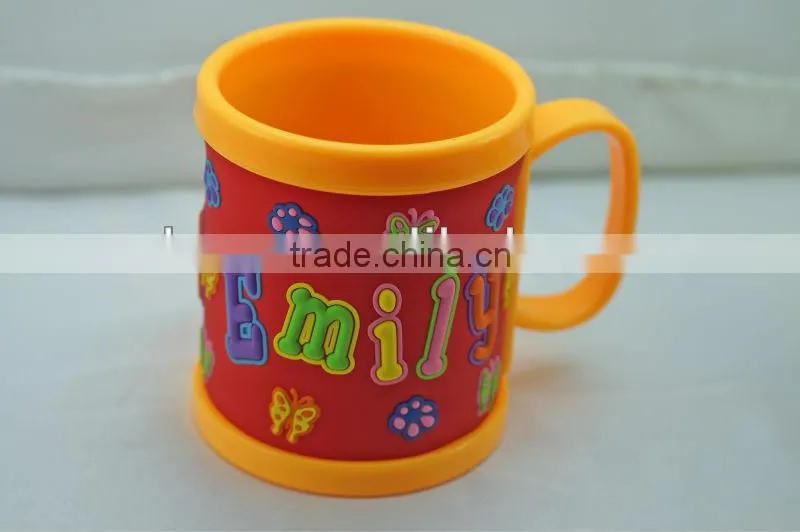 Unique exquisite craft 3D soft pvc rubber mug