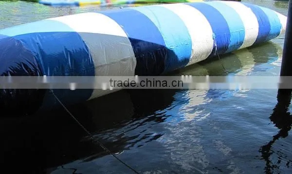 commercial inflatable water blob, water catapult blob jump water game